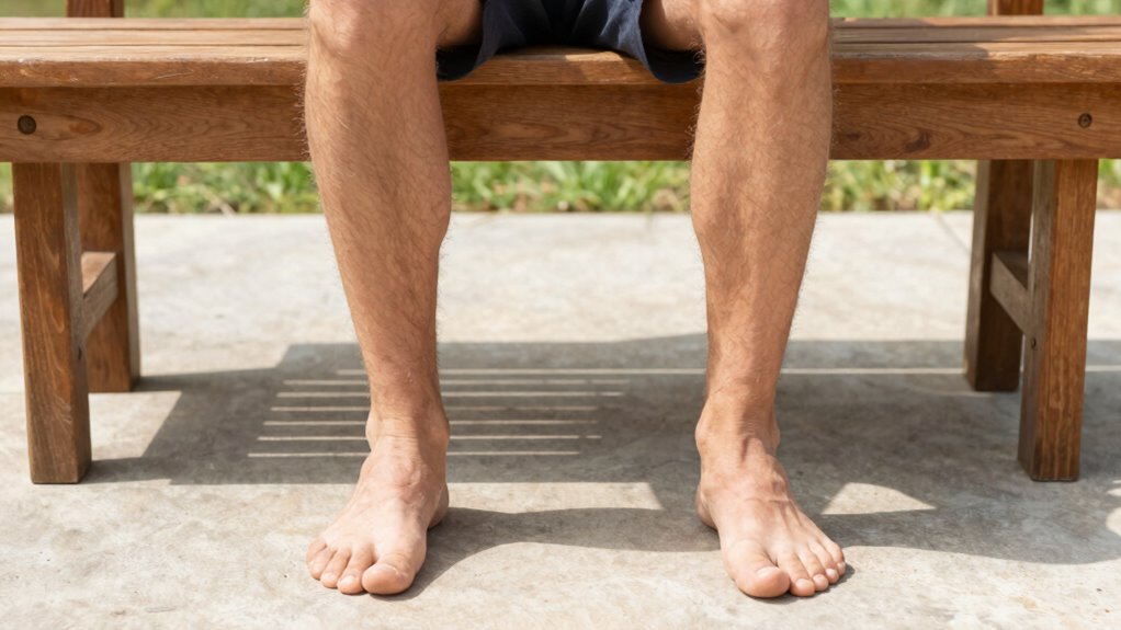 align feet for stability