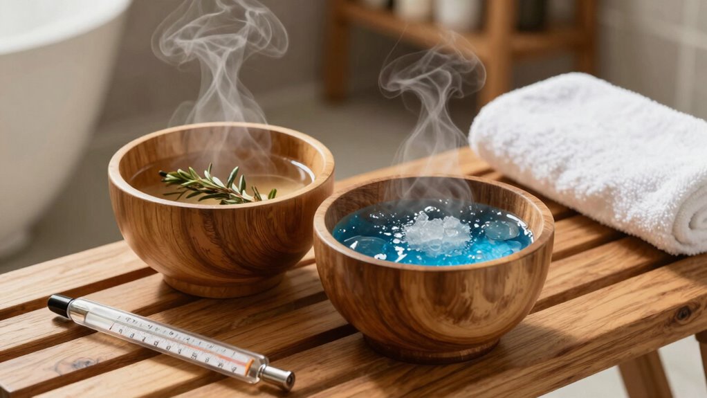 avoid overdoing contrast therapy