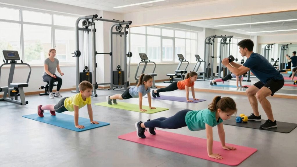 balanced varied workout schedule