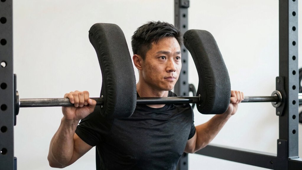 bar comfort and muscle engagement