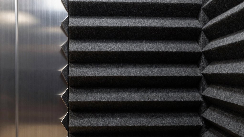 bumpers absorb sound effectively