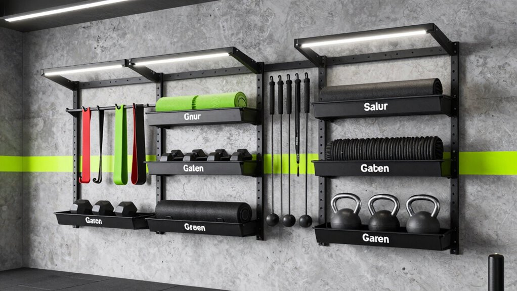 choosing garage gym storage