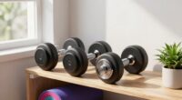 compact adjustable dumbbell options