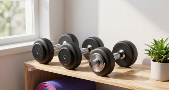 compact adjustable dumbbell options