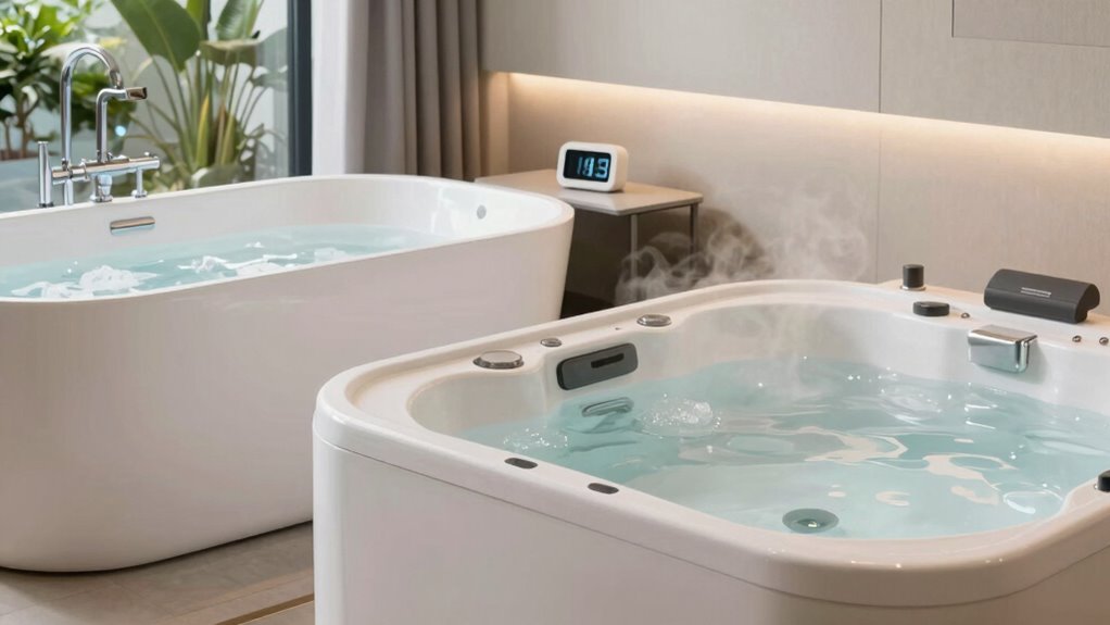 contrast therapy setup considerations