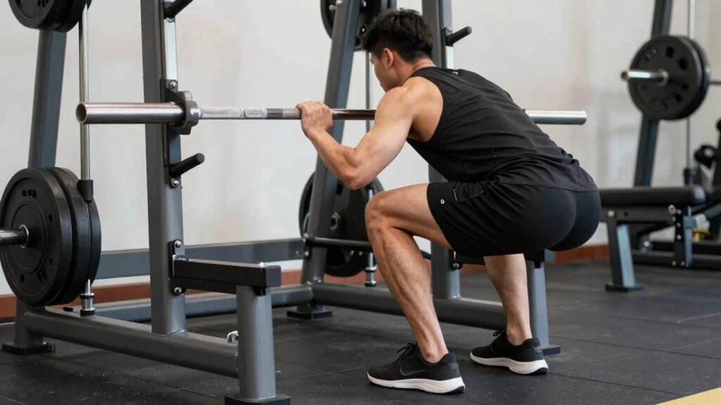 control squat depth safely