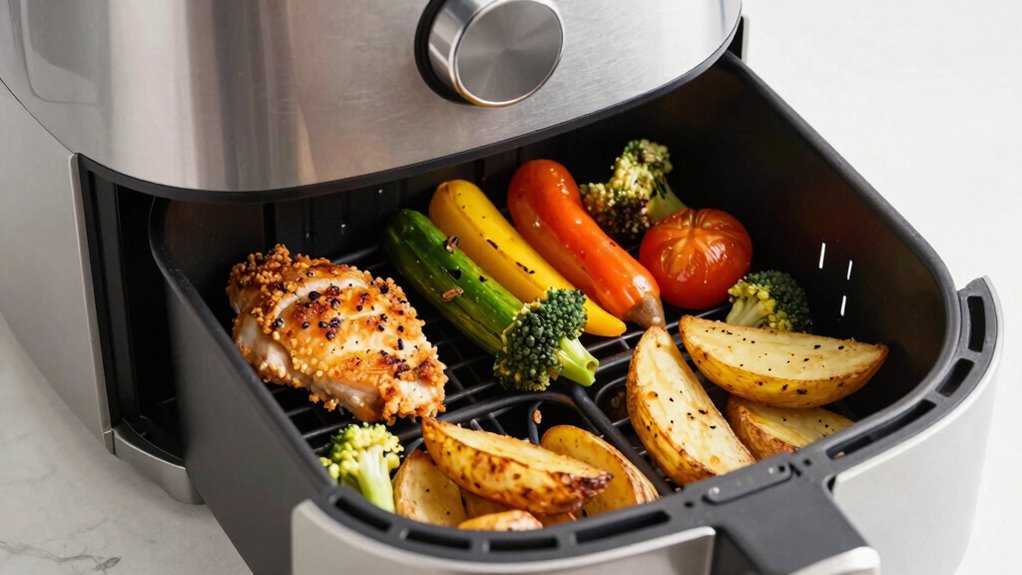 efficient multi meal air frying