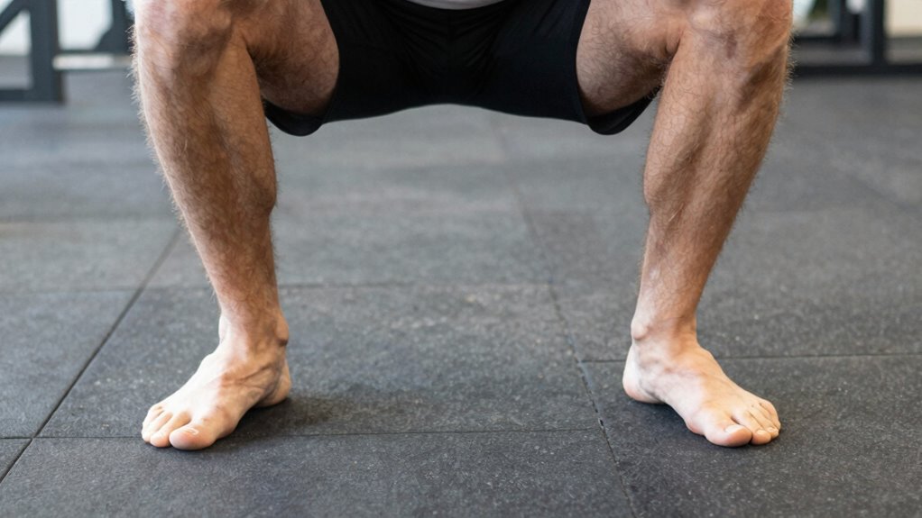 feet positioning for stability