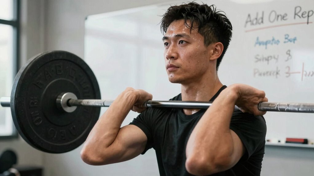 gradually increase reps progressively