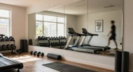 gym mirrors helpful or distracting