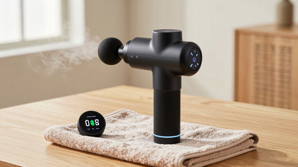 heated massage gun considerations