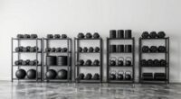 heavy duty gym shelving