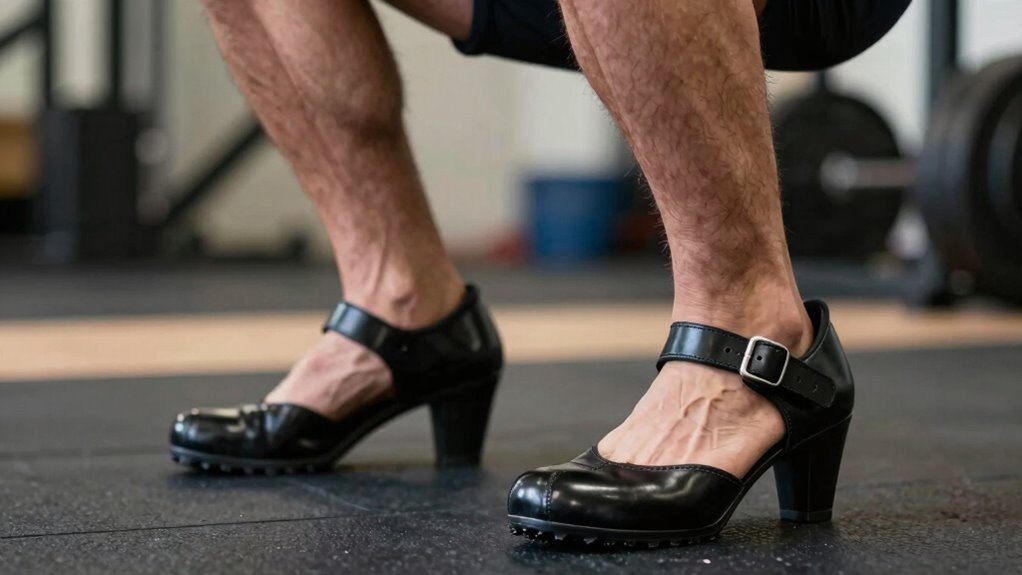 heel height impacts squat biomechanics