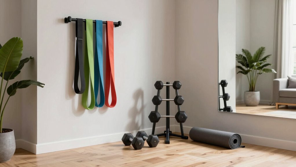 ideal home workout space
