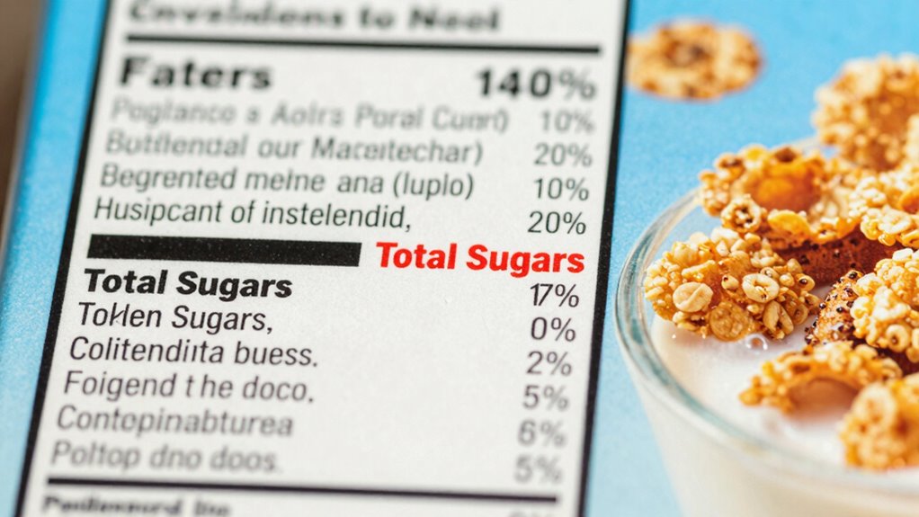 identify hidden sugars and fats