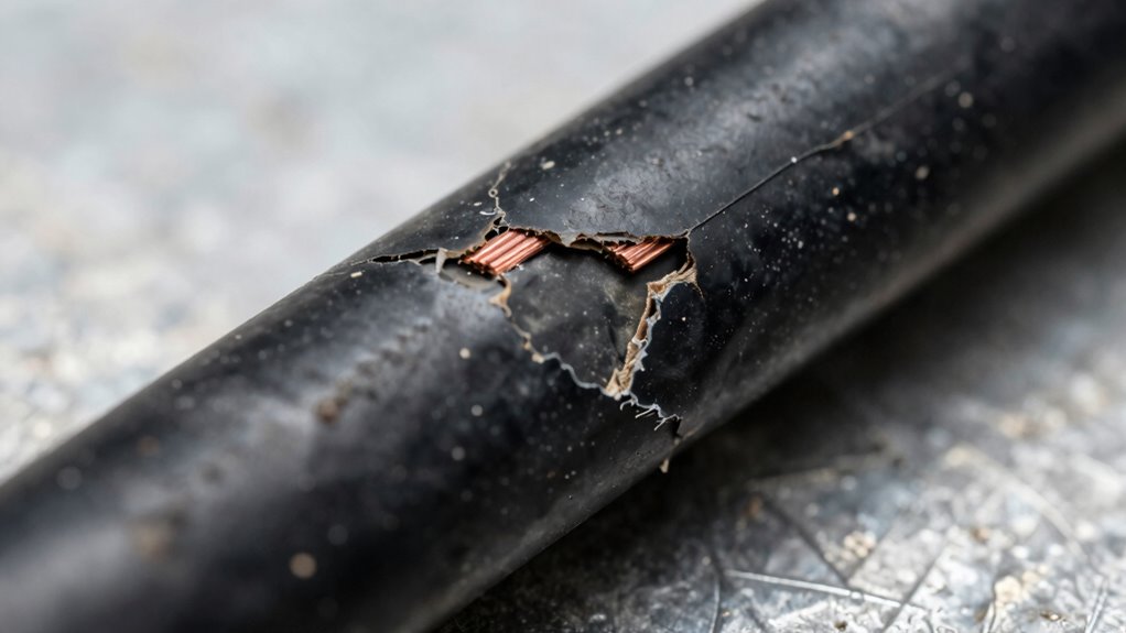 inspect cables for damage