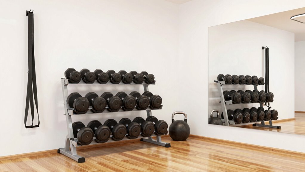 keep weights off ground