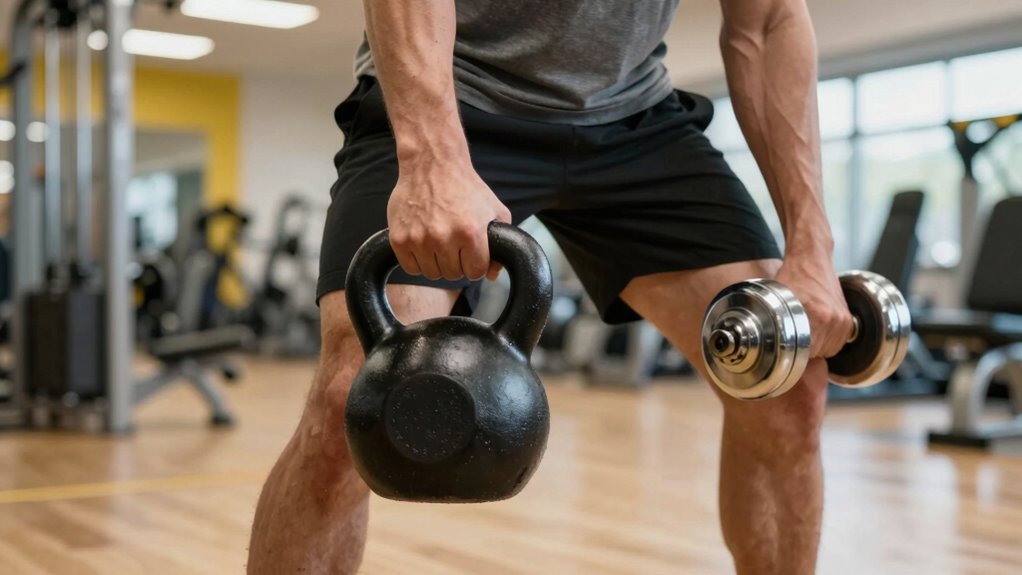 kettlebell or dumbbell