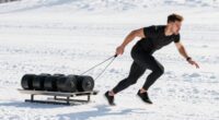 knee friendly sled training
