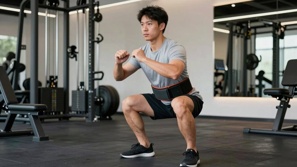 load distributes away from spine