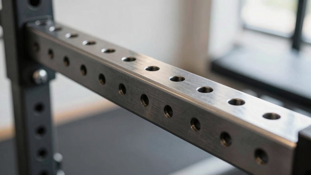 measure rack hole spacing accurately