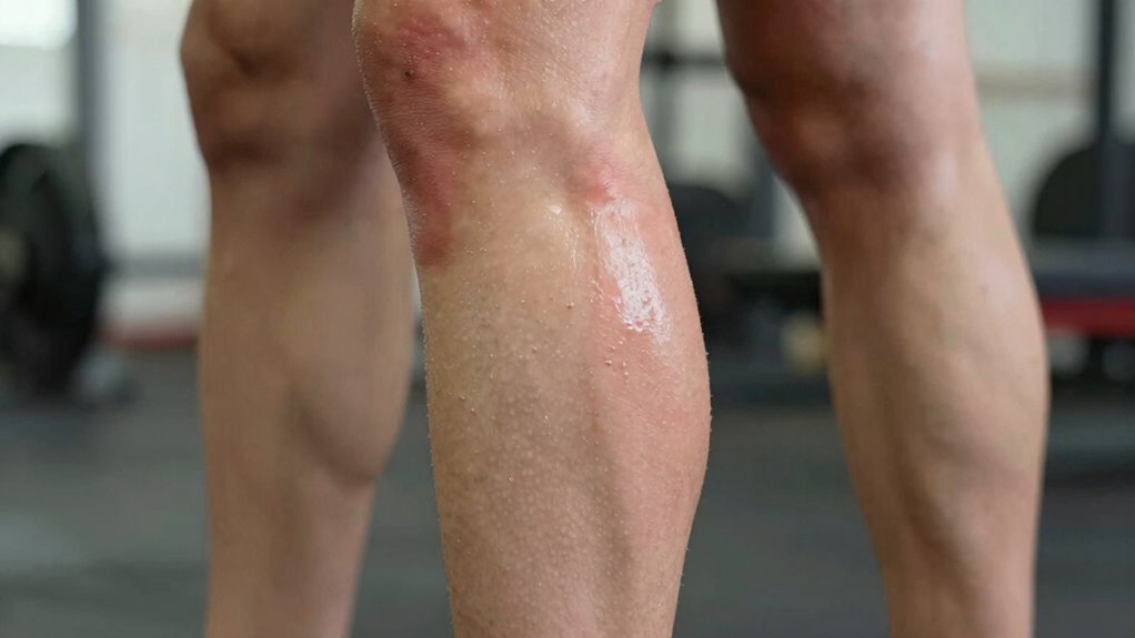 normal post workout discomfort