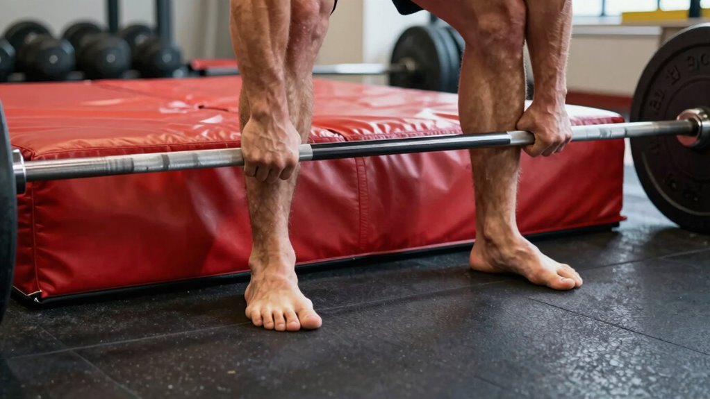optimize deadlift crash pad setup