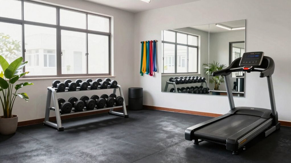 organize equipment designate space