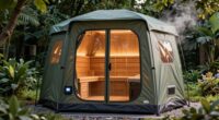 portable sauna tent relaxation