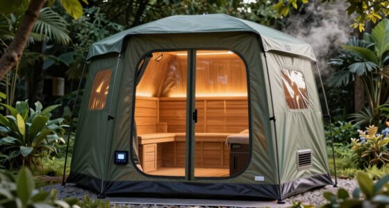 portable sauna tent relaxation