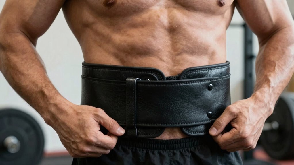 proper belt fit and core engagement