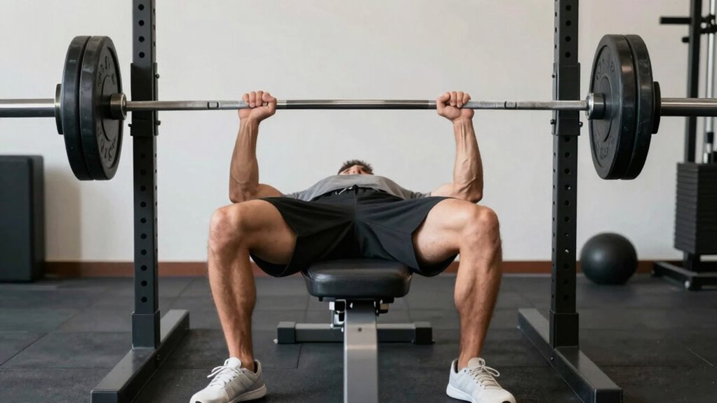 proper bench press positioning