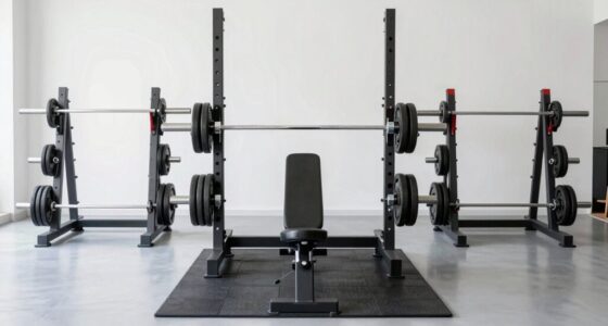 proper bench rack spacing