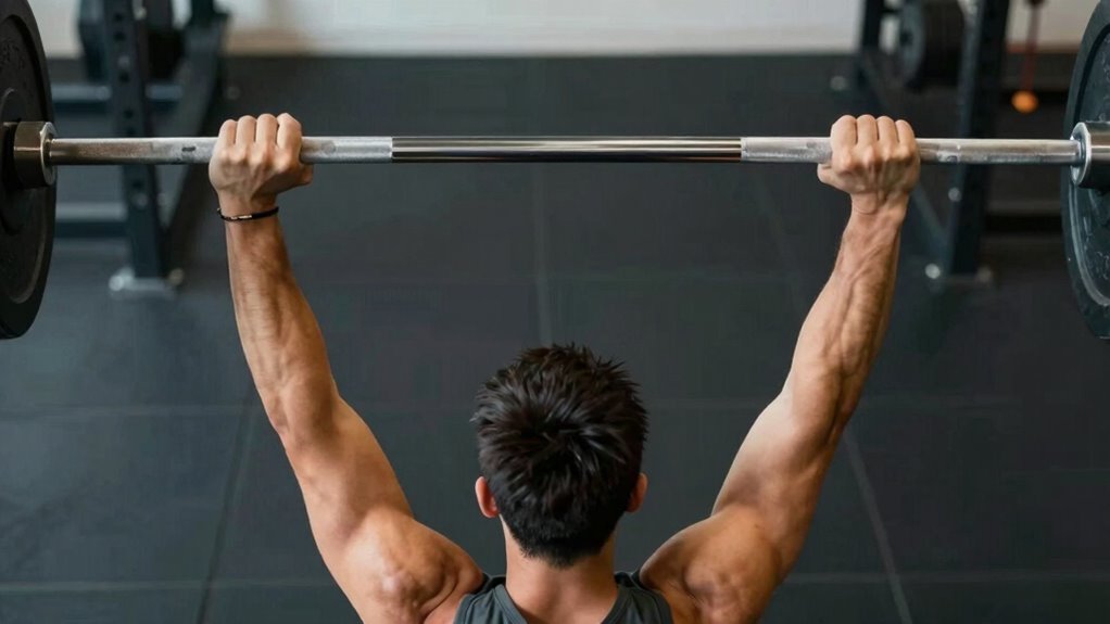 proper grip for overhead press