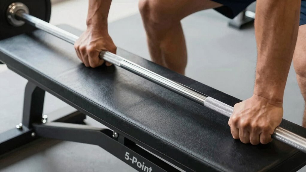 proper grip improves bench press