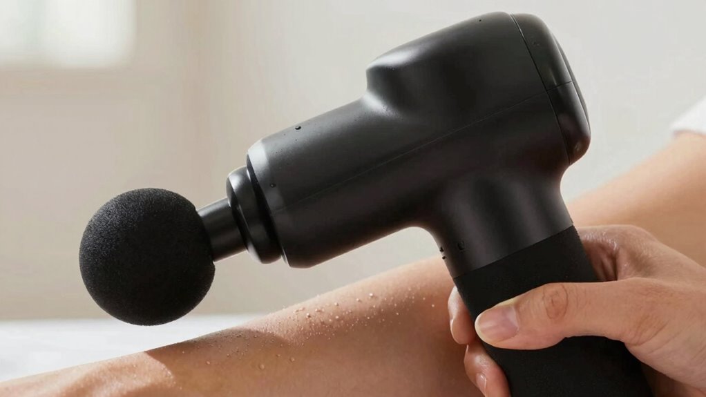 proper massage gun technique