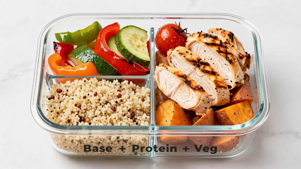 proper meal portioning and balance