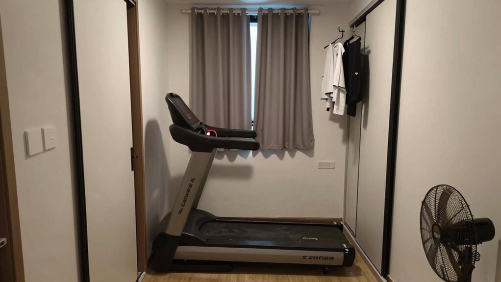 proper treadmill placement and ventilation