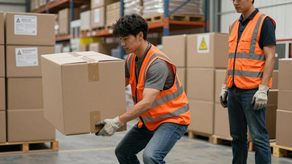 proper warm up and footwear