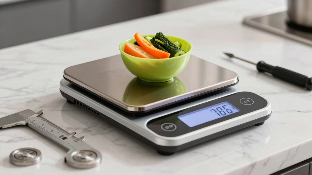 regular scale calibration and cleaning