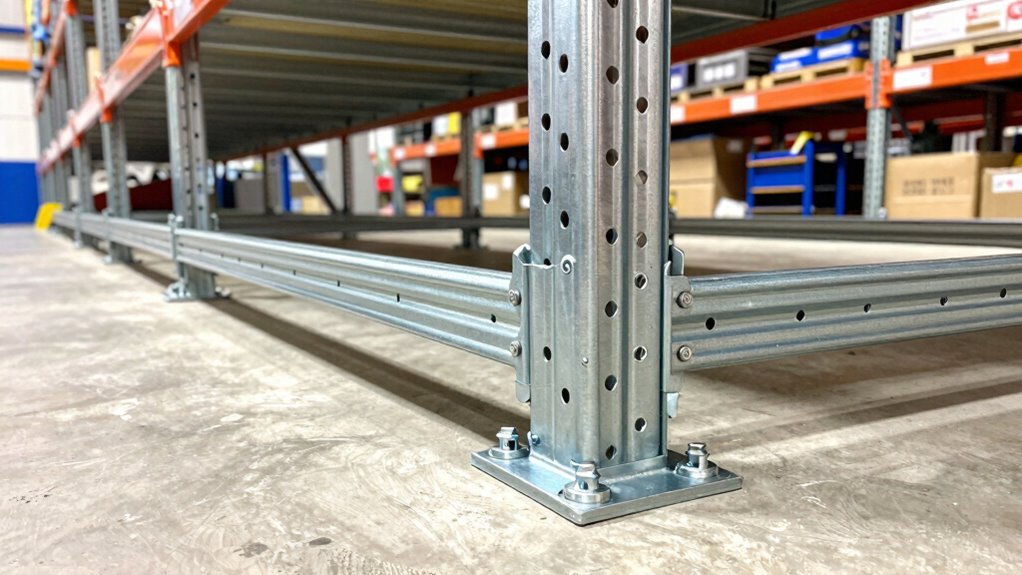secure racks with anchors