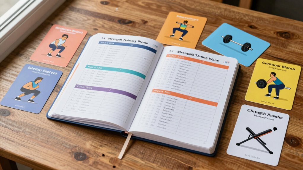 set goals choose exercises