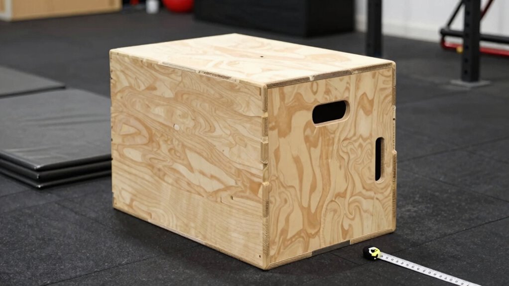 set up plyometric box safely