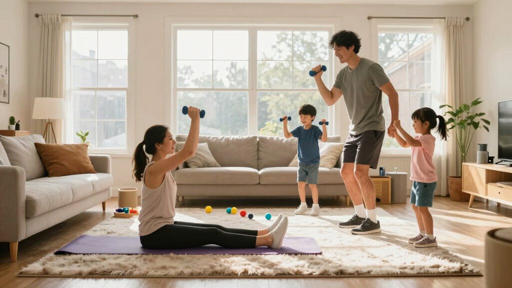 share quiet organized workout