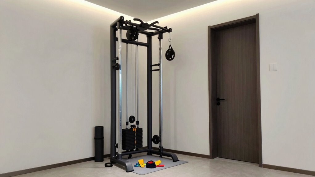 smart space saving gym layout