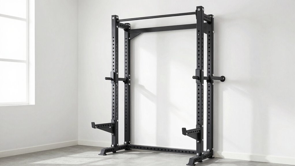 space saving durable squat rack