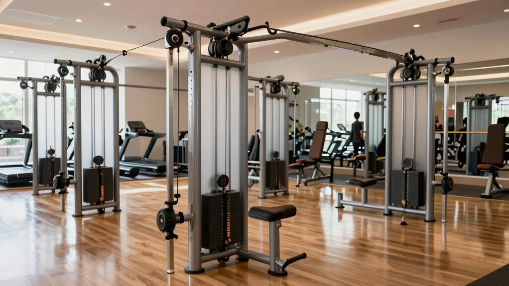 top corner cable machines