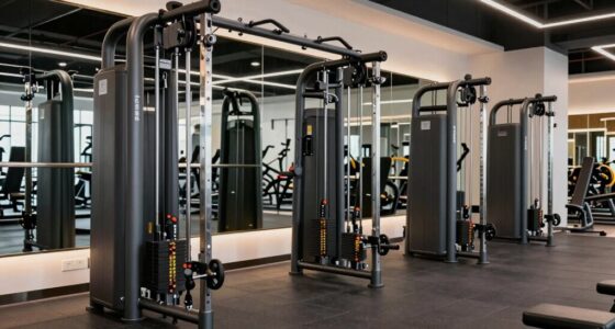 top dual cable pulley machines