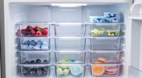 top freezer organizer bins