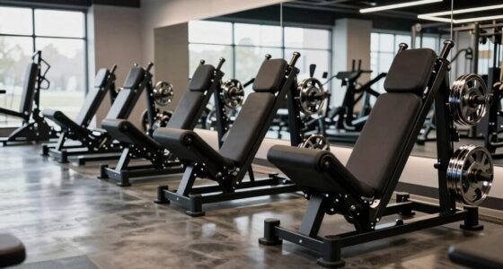 top plate loaded leg presses